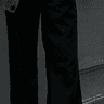 Black wide-leg trousers