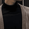 Black ribbed turtleneck